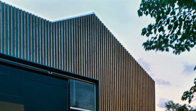 External wooden house