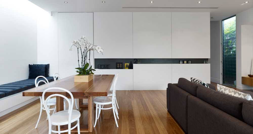 Living room and table