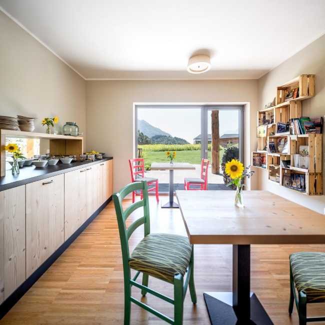 Cucina e sala da pranzo agriturismo