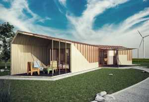 Unità abitative modulari in legno