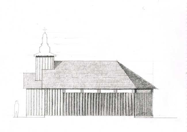 Sketch chapel in lego