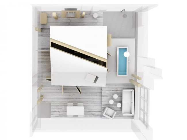 Render camera da'albergo