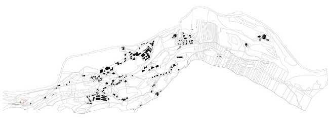 Inclusion in the context of a wooden architecture between nature