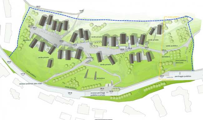 Masterplan di abitazioni residenziali