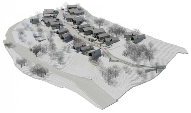 Tridimensionale di moduli abitativi