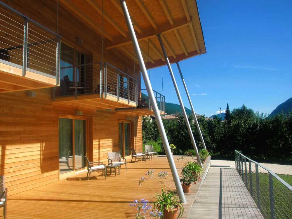 Agriturismo in legno in trentino