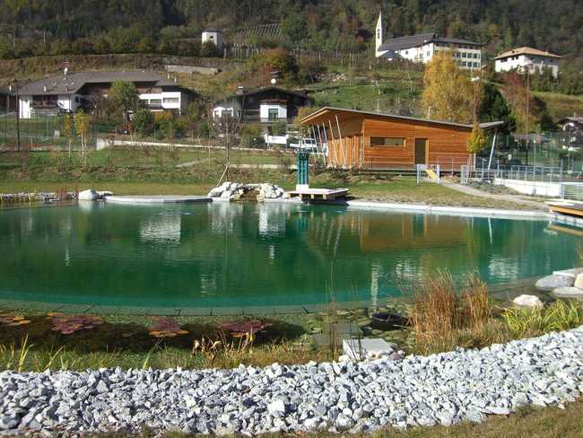 lake and wooden house