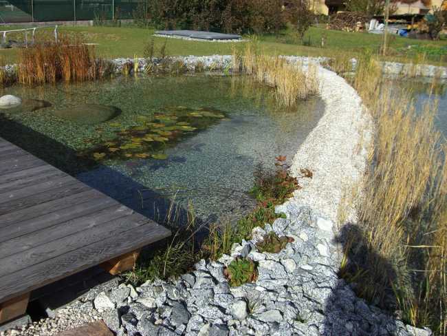 lake and passage in stone