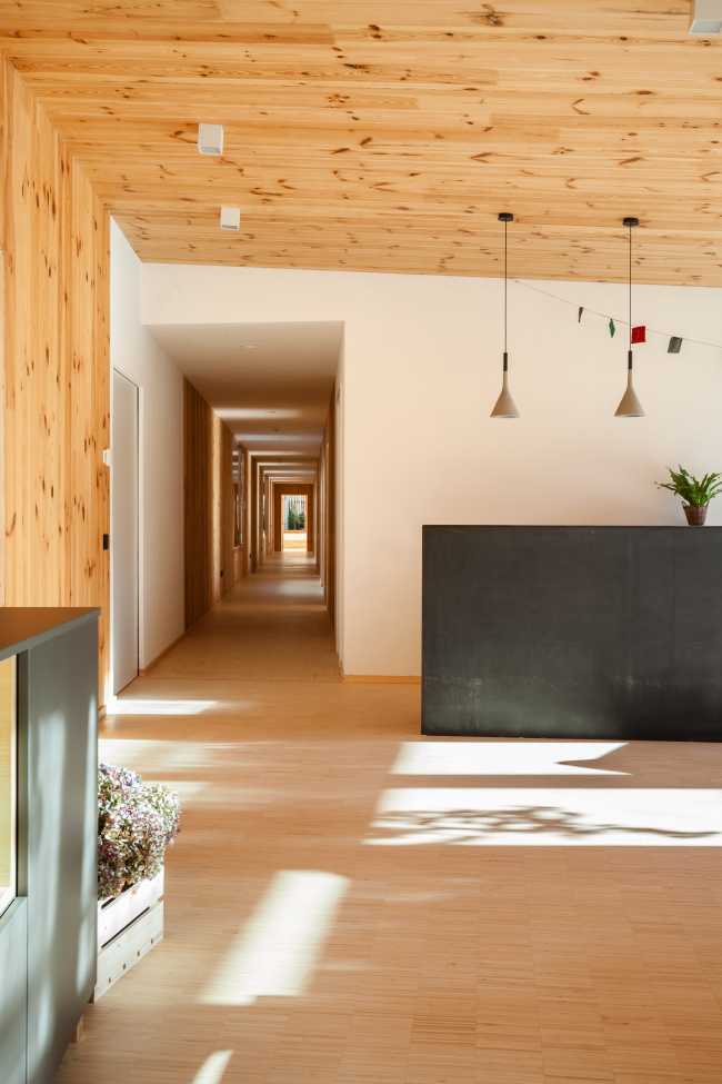 Interni contemporanei in legno