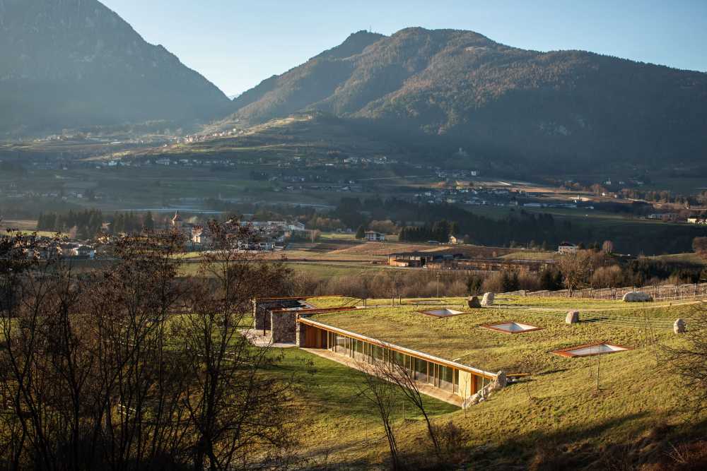 Agriturismo perfettamente inserito nel paesaggio