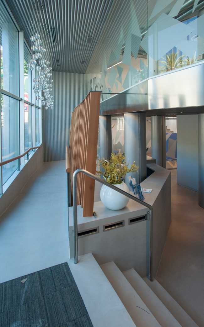 double volume balcony and stairs