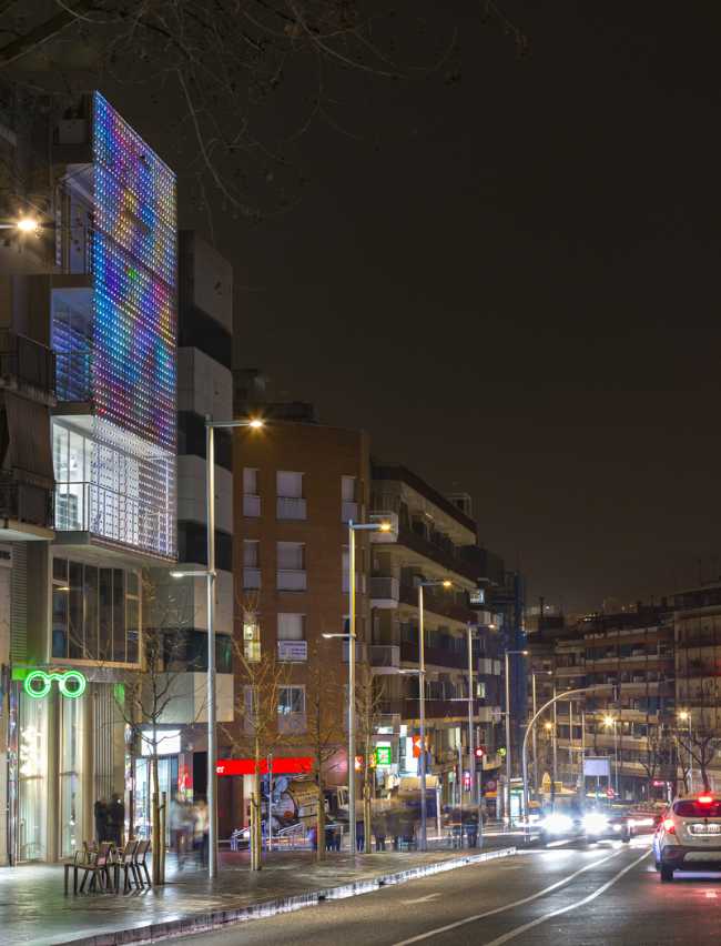 staircase wooden parapet cladding steel rods