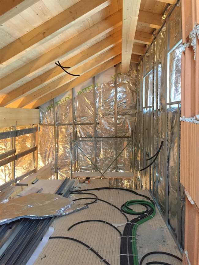 Cappotto interno per la riqualificazione di un edificio