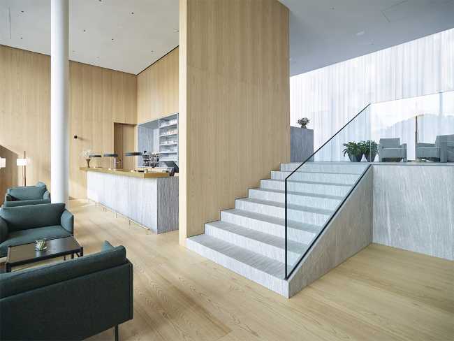 Parapetto dal design minimal ed essenziale