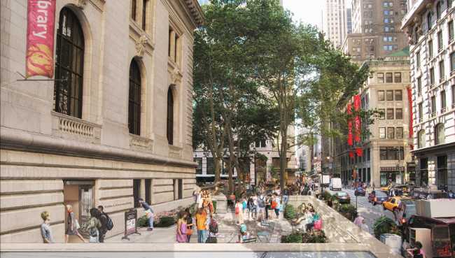 library in new york outside
