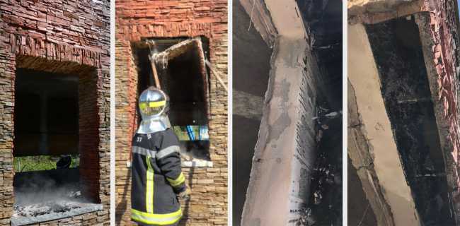 Prove di resistenza al fuoco Geopietra