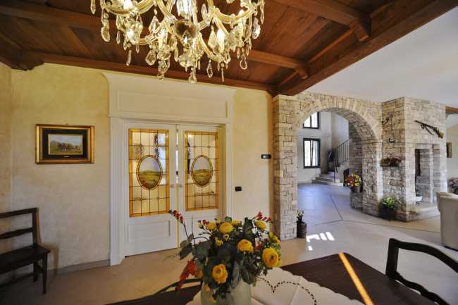 Interior de una villa histórica