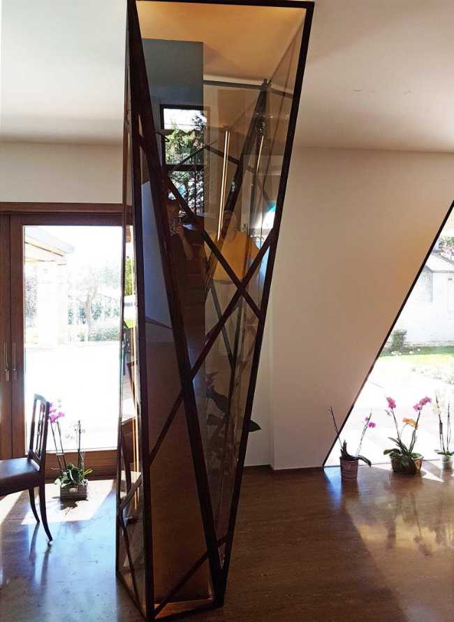 interior de una villa recuperada