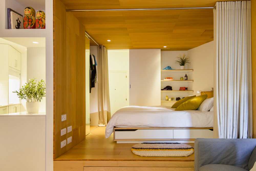 Kitchen with white furniture