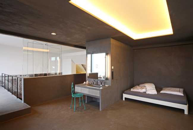 Formas rígidas y lineales para un loft