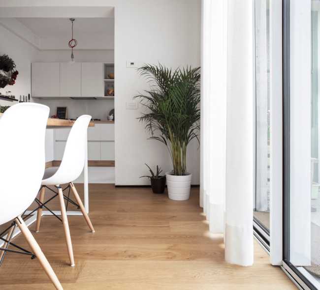 Sala da pranzo e vetrata