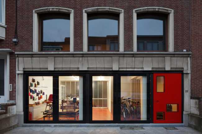 Facade with openings