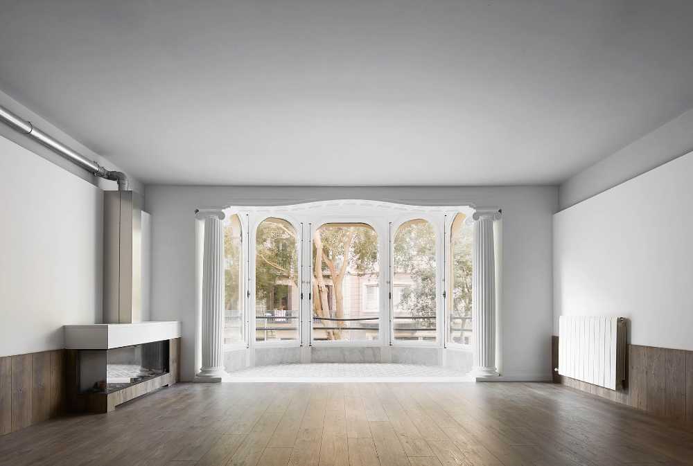 Salone appartamento ristrutturato