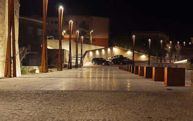 Requalified historical urban space