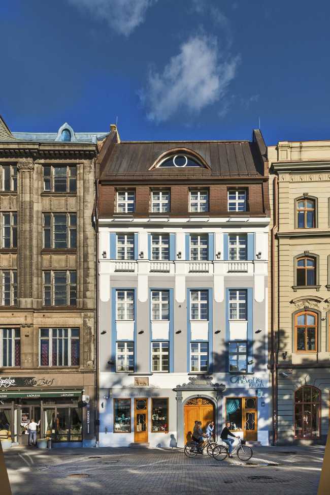 Facciata hotel Lettonia