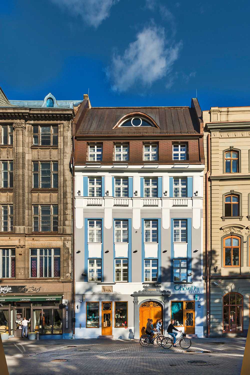 Facciata di un hotel storico