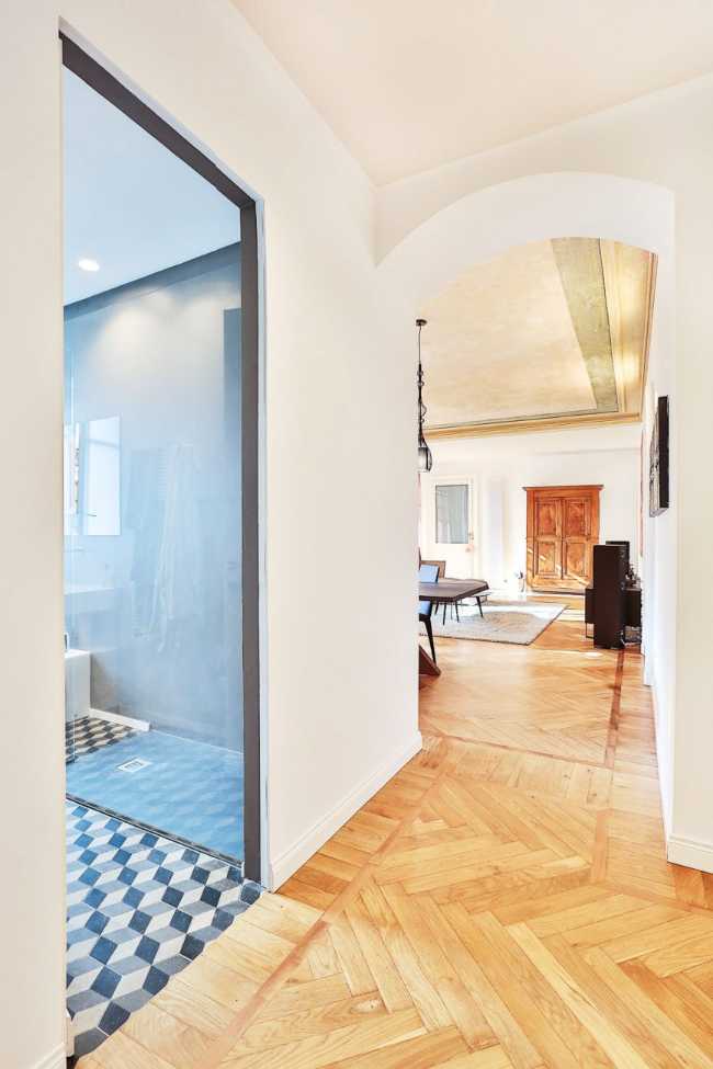 Historical apartment renovated
