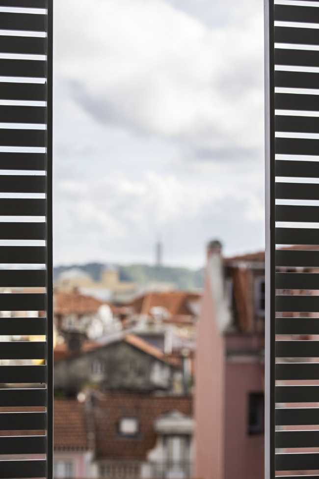 Vista sul centro di lisbona