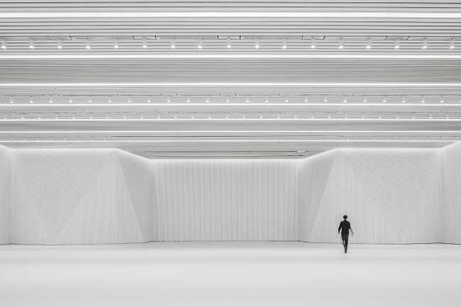 Académie des Beaux-Arts de Chine. Séquences spatiales de matériaux et de couleurs