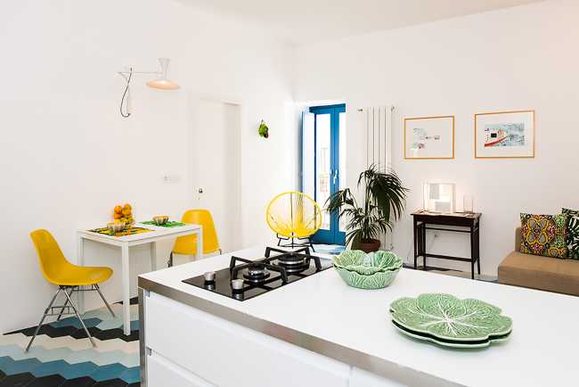 Interior colored