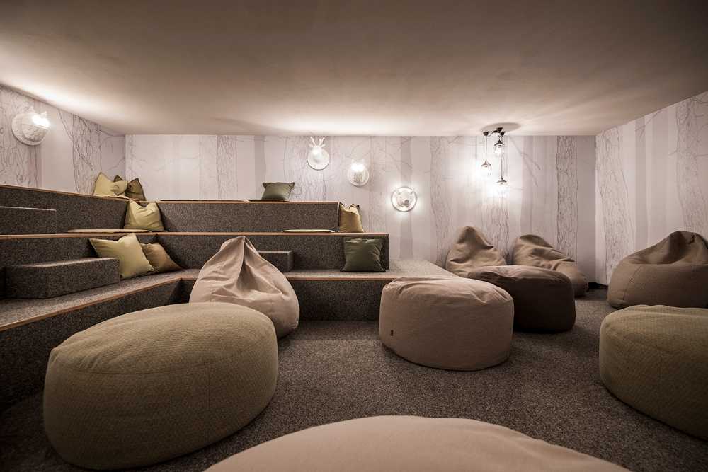 The interior of a hotel
