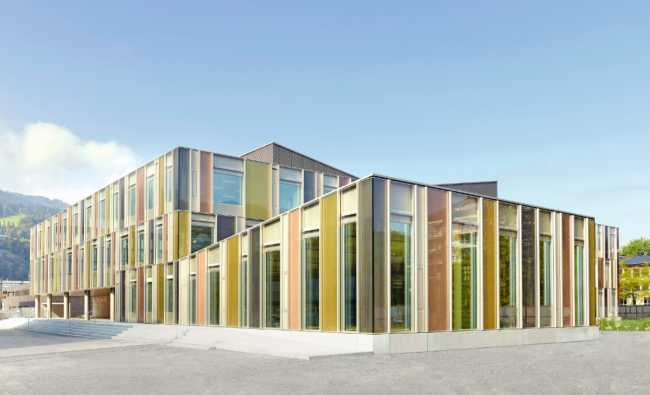 Colored school in Switzerland