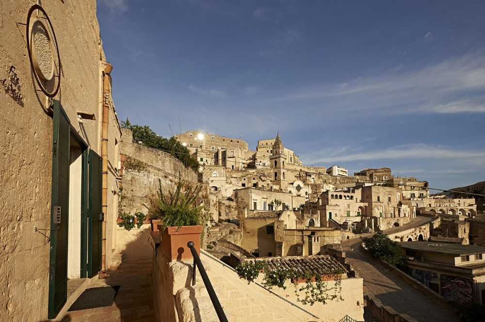 View of the stones of Matera