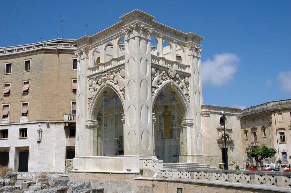 Historic building in Lecce restored