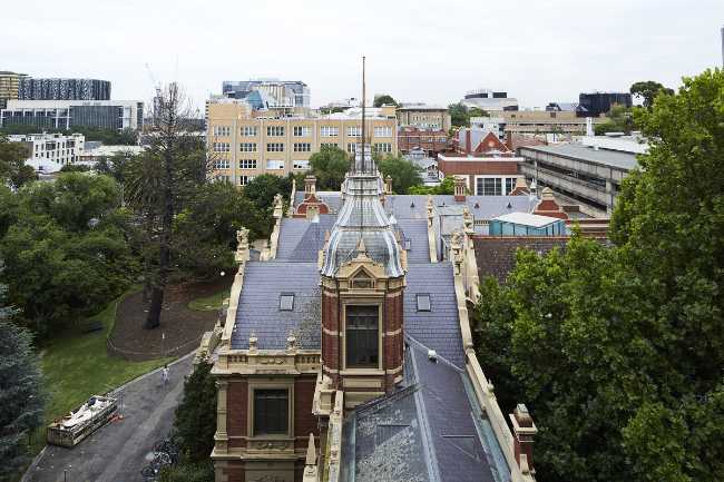 Vista della città di Melbourne