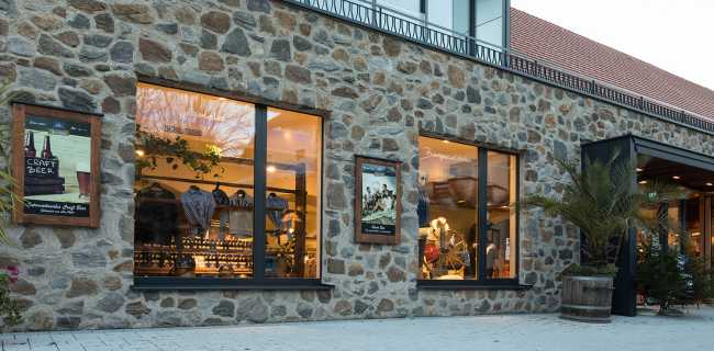 Large windows for a brewery