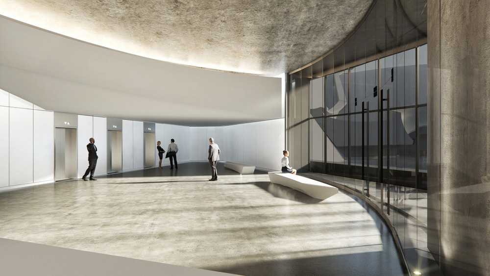 Entrance to offices