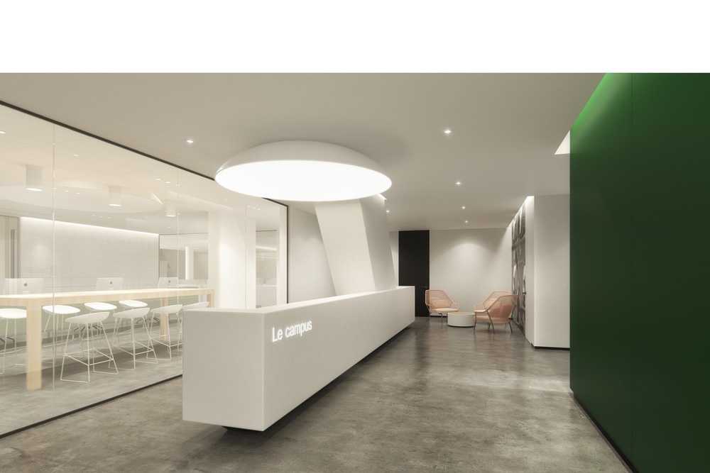 Entrance to offices