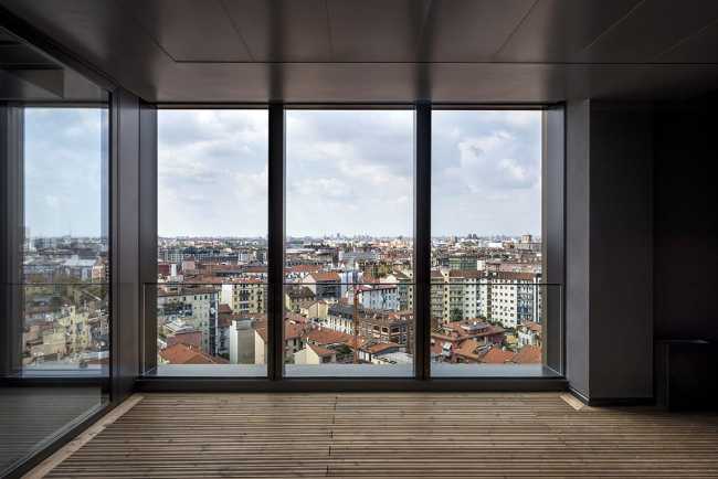 Panoramic view of Milan