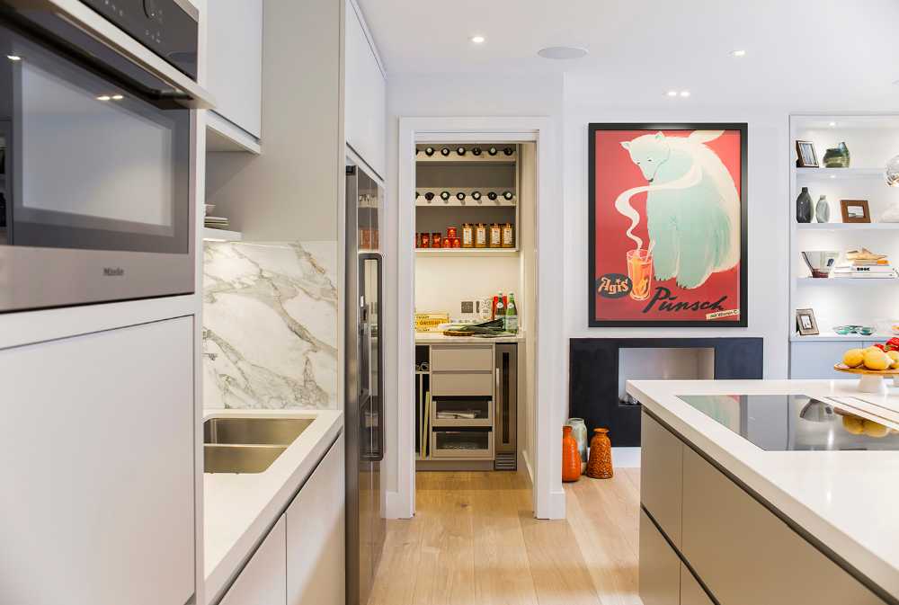 Interior of a London apartment