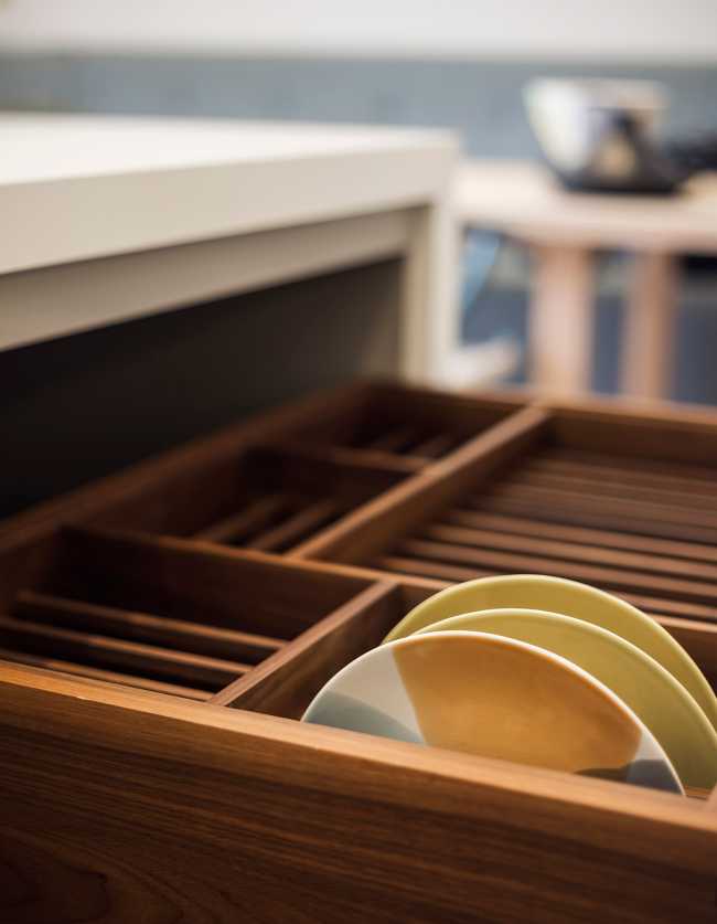 Dettaglio mobili della cucina