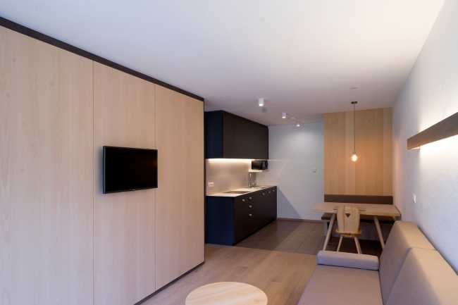 Interior villa de madera