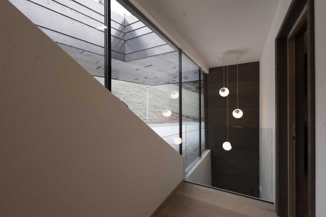 Interior de una villa contemporánea