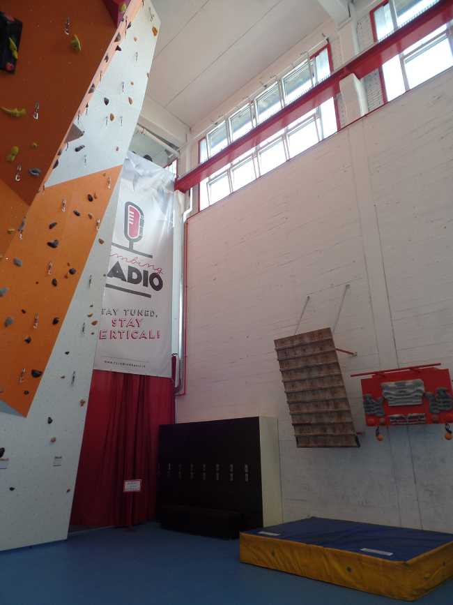 Comfort indoor per una palestra per arrampicata