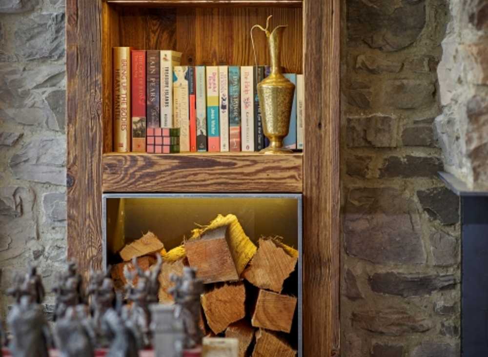 Rivestimento in pietra per un resort di lusso