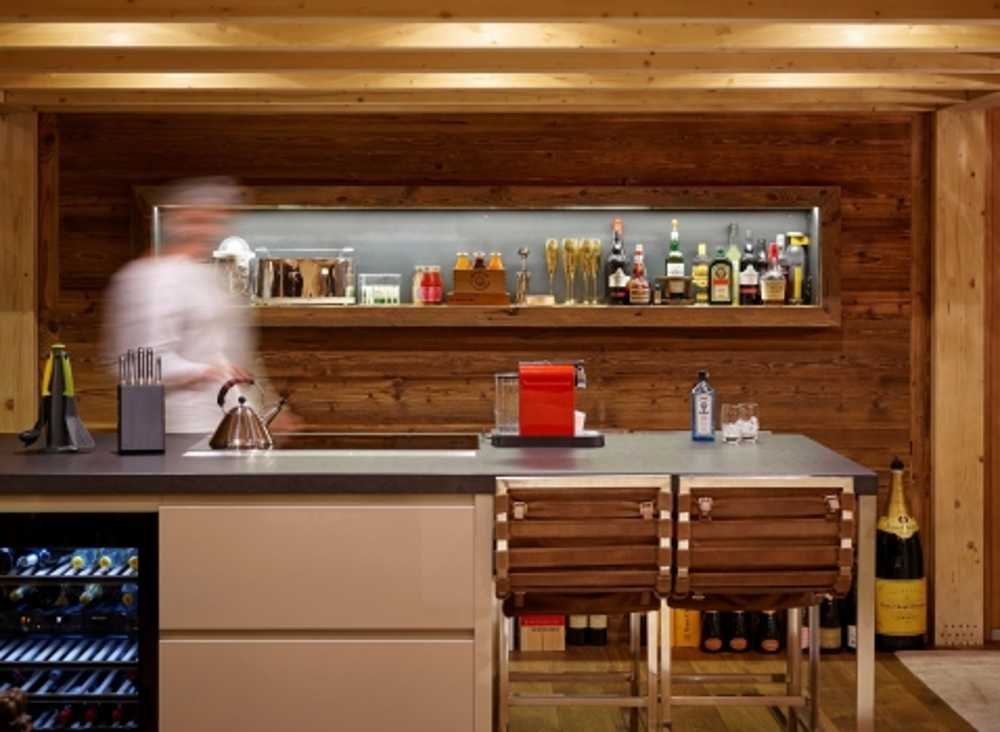 Cucina di un resort di lusso